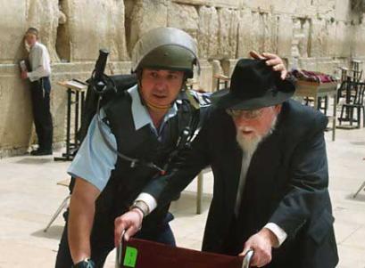 under attack at Western Wall.jpg